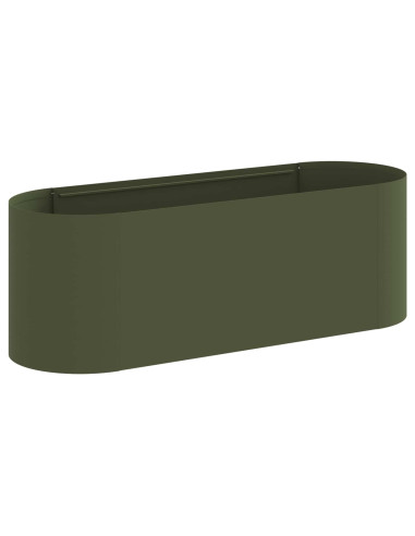 Letto rialzato da giardino Verde Oliva 120 x 40 x 40 cm