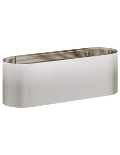 Letto rialzato da giardino Acciaio Inox 120 x 40 x 40 cm