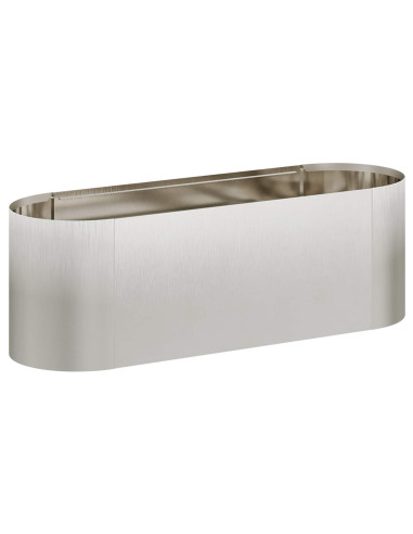 Letto rialzato da giardino Acciaio Inox 120 x 40 x 40 cm