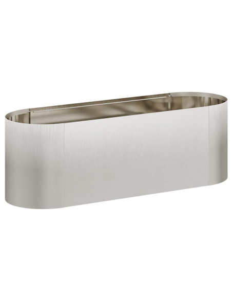 Letto rialzato da giardino Acciaio Inox 120 x 40 x 40 cm