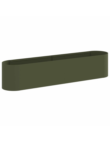 Letto rialzato da giardino Verde Oliva 200 x 40 x 40 cm