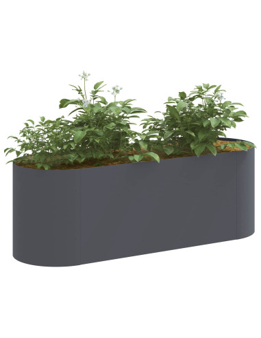 Letto rialzato da giardino Antracite 120 x 40 x 40 cm