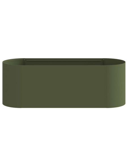 Letto rialzato da giardino Verde Oliva 120 x 40 x 40 cm