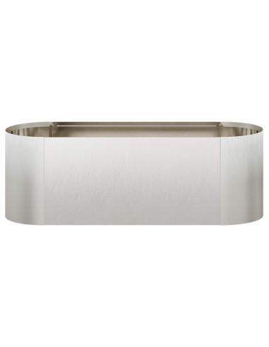 Letto rialzato da giardino Acciaio Inox 120 x 40 x 40 cm