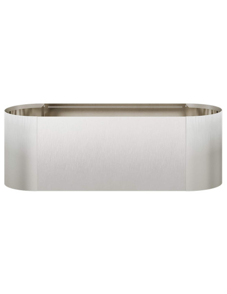 Letto rialzato da giardino Acciaio Inox 120 x 40 x 40 cm