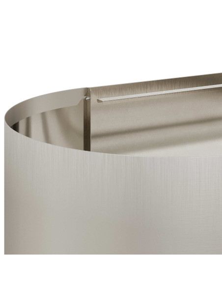 Letto rialzato da giardino Acciaio Inox 120 x 40 x 40 cm
