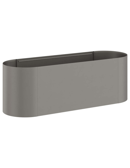 Letto rialzato da giardino Acciaio Corten 120 x 40 x 40 cm