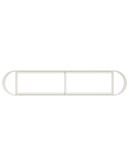 Letto rialzato da giardino Bianco 200 x 40 x 40 cm