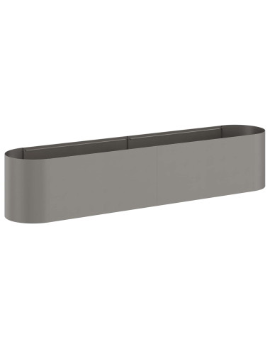 Letto rialzato da giardino Acciaio Corten 200 x 40 x 40 cm