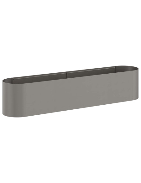 Letto rialzato da giardino Acciaio Corten 200 x 40 x 40 cm
