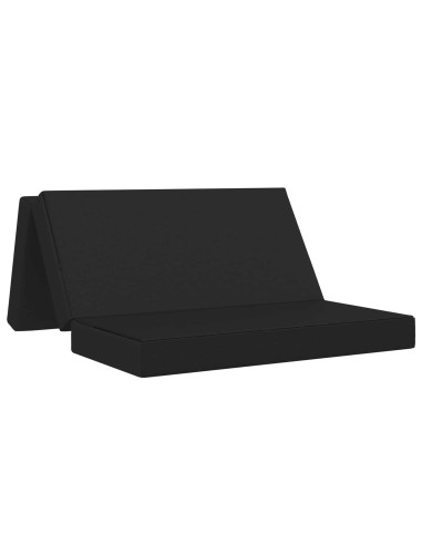 Divano Letto Pieghevole 120 x 67 x 45 cm Nero