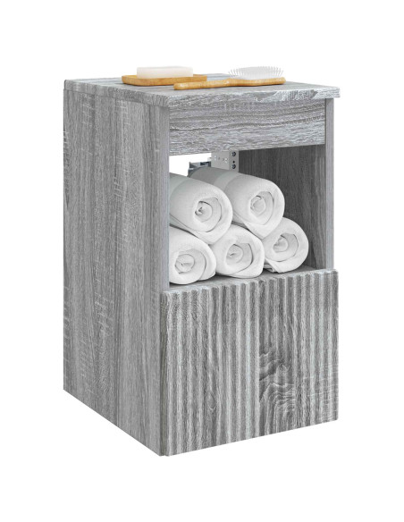 Mobile da Bagno Sonoma grigio 30 x 35 x 50 cm
