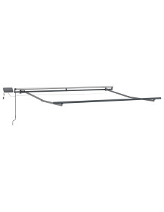 Tenda Retrattile Sabbia 350 x 250 cm Tessuto 2