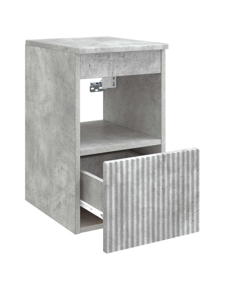 Mobile da Bagno Grigio Cemento 30 x 41 x 50 cm