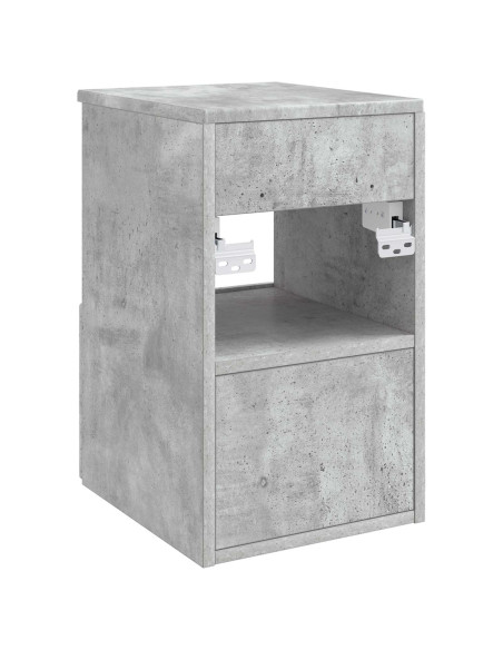 Mobile da Bagno Grigio Cemento 30 x 41 x 50 cm