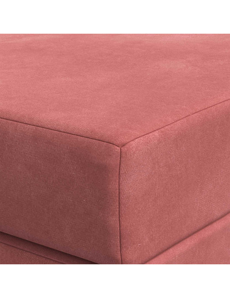 Divano Letto Pieghevole 120 x 67 x 45 cm Rosa