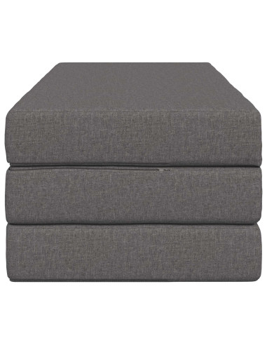 Divano Letto Pieghevole 140 x 67 x 45 cm Grigio Chiaro