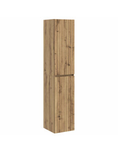 Mobiletto da Bagno a Muro Rovere Artigianale 33 x 34,5 x 160 cm