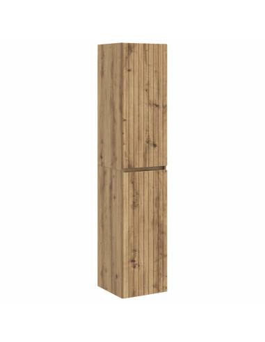 Mobiletto da Bagno a Muro Rovere Artigianale 33 x 34,5 x 160 cm