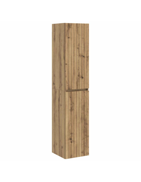 Mobiletto da Bagno a Muro Rovere Artigianale 33 x 34,5 x 160 cm