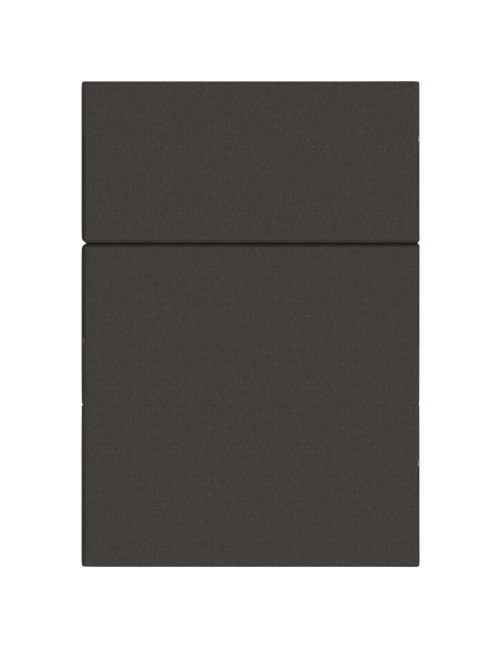 Divano Letto Pieghevole 140 x 67 x 45 cm Grigio Scuro