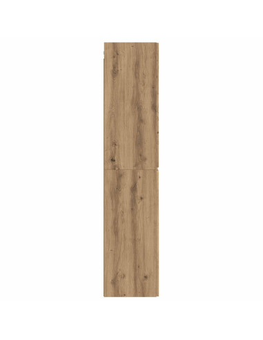 Mobiletto da Bagno a Muro Rovere Artigianale 33 x 34,5 x 160 cm