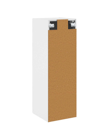 Mobiletto da Bagno a Muro Bianco 33 x 34,5 x 100 cm