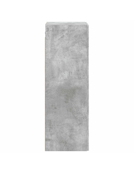 Mobiletto da Bagno a Muro Grigio Cemento 33 x 34,5 x 100 cm