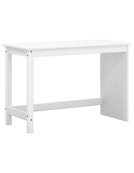 Set scrivania e mobiletto su ruote MOSS 2 pcs Bianco