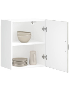 Pensili da cucina 2 pz Lucca in Legno Multistrato Grigio cemento