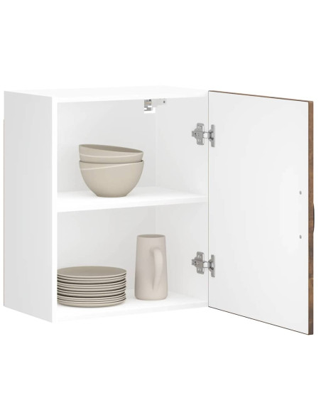 Pensili da cucina 2 pz finitura Lucca in rovere affumicato in Legno Multistrato