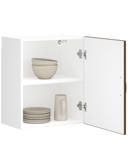 Pensili da cucina 2 pz Lucca in Legno Multistrato color rovere Marrone