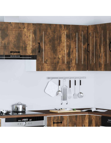 Pensile da cucina Kalmar in Legno Multistrato Rovere Fumo