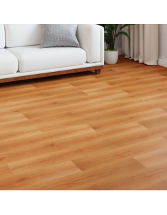Pavimento in laminato 15 pcs Beige 101 x 20 x 0,8 cm