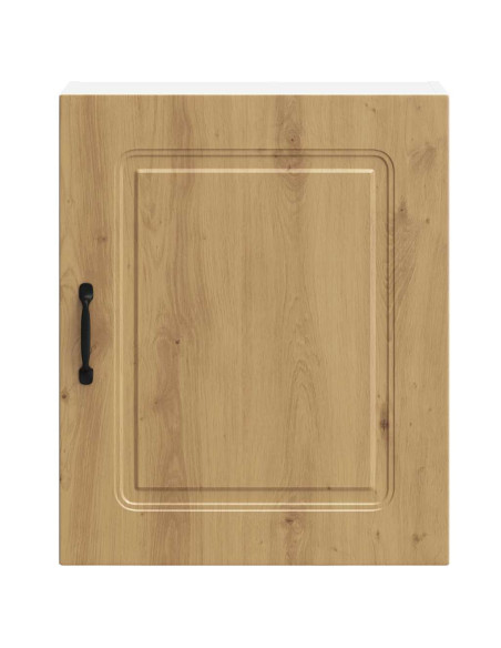 Pensili da cucina 2 pz Kalmar in Legno Multistrato Rovere Artigianale