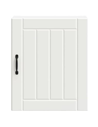 Pensili da cucina 2 pz Lucca in Legno Multistrato Bianco