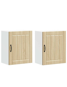 Pensili da cucina 2 pz Lucca in Legno Multistrato Rovere Sonoma 2