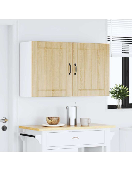 Pensili da cucina 2 pz Lucca in Legno Multistrato Rovere Sonoma