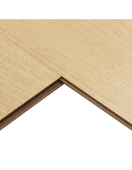 Pavimento in laminato 5 pcs Acero Chiaro 101 x 20 x 0,8 cm