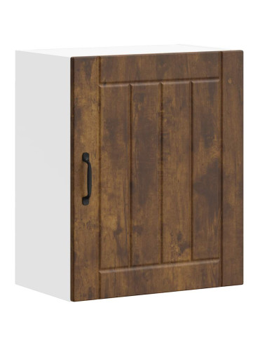 Pensili da cucina 2 pz finitura Lucca in rovere affumicato in Legno Multistrato