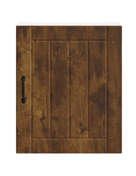 Pensili da cucina 2 pz finitura Lucca in rovere affumicato in Legno Multistrato