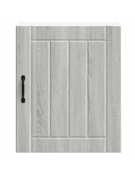 Pensili da cucina 2 pz Lucca Grigio Sonoma in Legno Multistrato