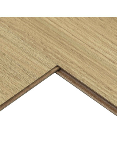 Pavimento in laminato 5 pcs Crema Chiara 101 x 20 x 0,8 cm