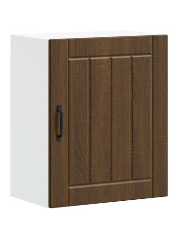 Pensili da cucina 2 pz Lucca in Legno Multistrato color rovere Marrone