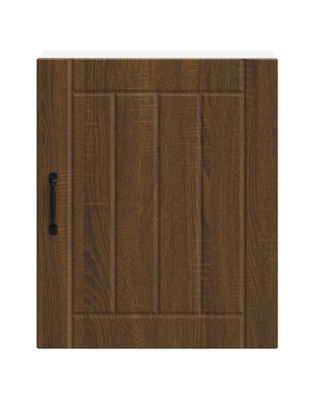 Pensili da cucina 2 pz Lucca in Legno Multistrato color rovere Marrone