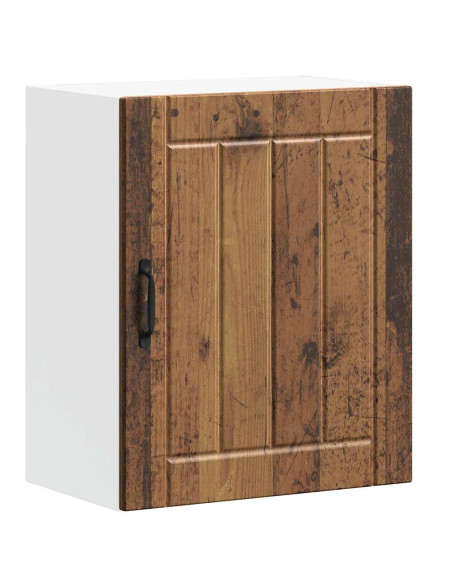 Pensili da cucina 2 pz Lucca in Legno Multistrato Legno Antico