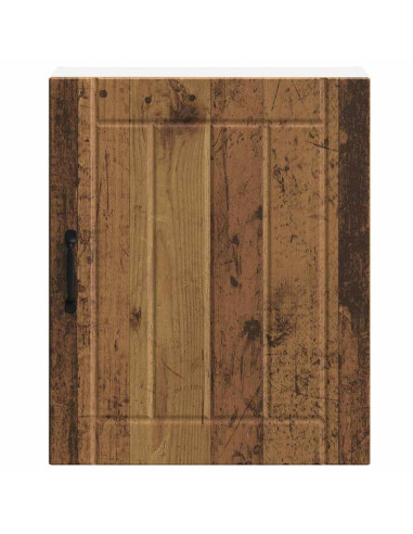 Pensili da cucina 2 pz Lucca in Legno Multistrato Legno Antico