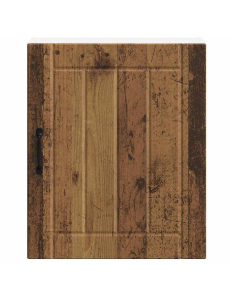 Pensili da cucina 2 pz Lucca in Legno Multistrato Legno Antico