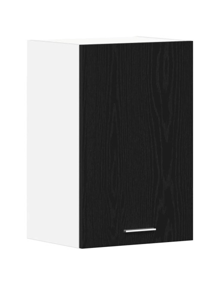 Pensile pensile Rovere Nero 40x31x60 cm in Legno Multistrato