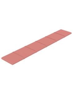 Testiera da Parete 12 pcs Rosa 90 x 15 cm Velluto 2